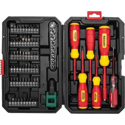 Rexant (12-4771-3) Набор отверток диэлектрических, 76 предметов