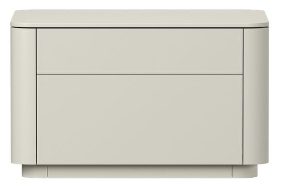 Тумба прикроватная Tammi 2 ящика ширина 60 см (молочный)