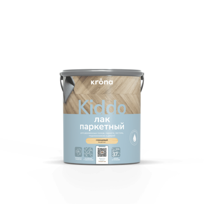 Паркетный лак KRONA KIDDO 2,5л глянцевый