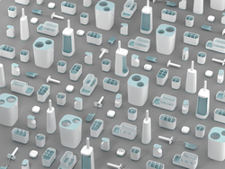 Органайзер для зубных щеток EasyStore™ большой белый Joseph Joseph