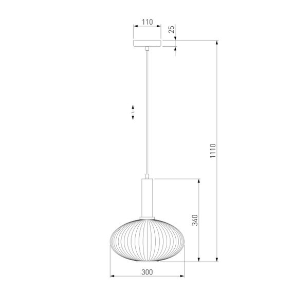 Подвесной светильник Eurosvet 50183/1 дымчатый