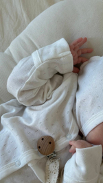 Слип ажурный на кнопках, Белый