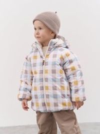 Куртка демисезонная "Клеточка" 0+