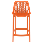 Стул пластиковый полубарный Siesta Contract Air Bar 65, оранжевый