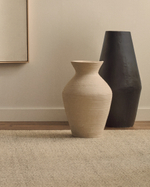 Pria белая ваза из папье-маше, 51 см