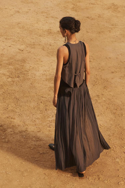 ZARA ТОП С ЗАВЯЗКАМИ, АНТРАЦИТОВО-СЕРЫЙ