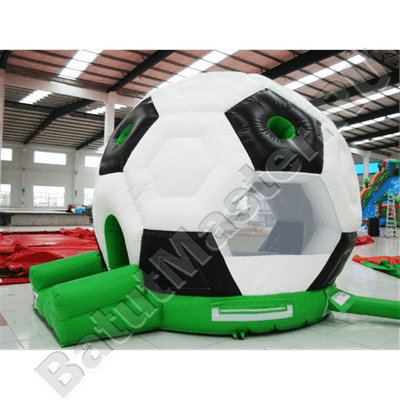 Коммерческий надувной батут «Футбольный мяч» с крышей, 4,5*4,5*5