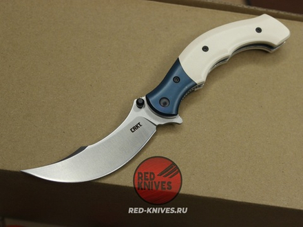 Нож CRKT RITUAL мини, компакт - светлая рукоять, клинок стоунвош CR7471