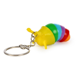 Брелок "Гусеница" 5 см, 6 цветов, с-40869