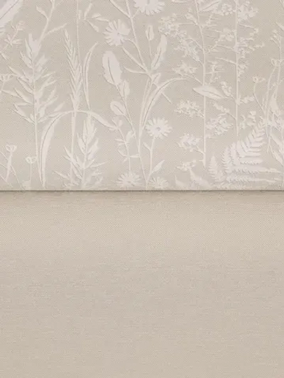 Обои флизелиновые 1,06 RENOWA 38201-02 Pole Текстильный фон Лён Рогожка Матовые Бежевые Метровые