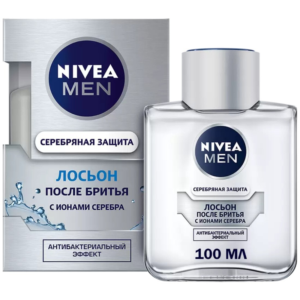 НИВЕЯ Бальзам п/бритья 100мл Серебряная Защита (71963) !!!!!