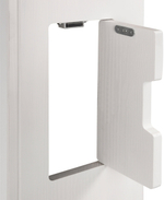 Экран для радиатора, 80х21х82, деревянный, из массива сосны, белый, Dipriz