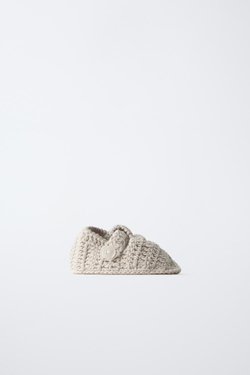 ZARA ТРИКОТАЖНЫЕ ПИНЕТКИ, СИНИЙ