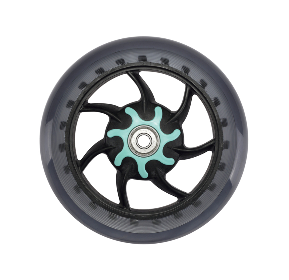 Колесо 145 мм антишок, черный/мятный