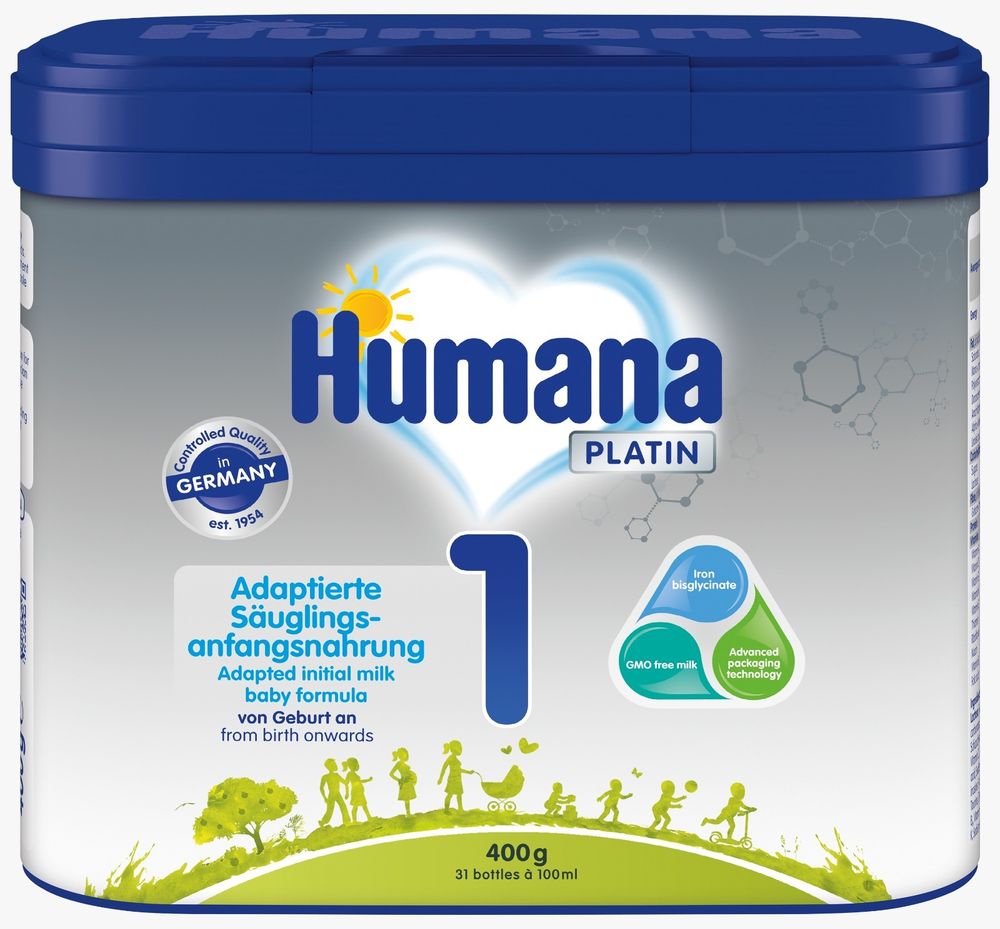 Купить Начальная молочная смесь Humana Platin 1 с 0 до 6 месяцев 400 г в Казахстане