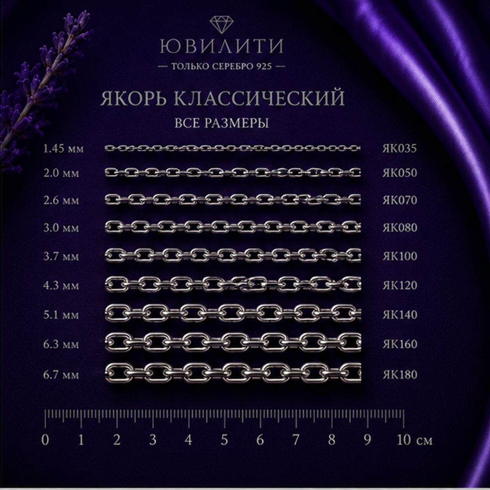 Якорь классический 1,45 мм