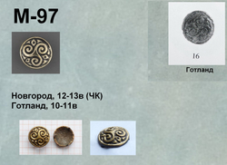 Накладка на пояс. Новгород 12-13 в.