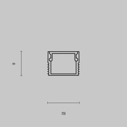 Профиль Maytoni   ALM-0809-S-2M