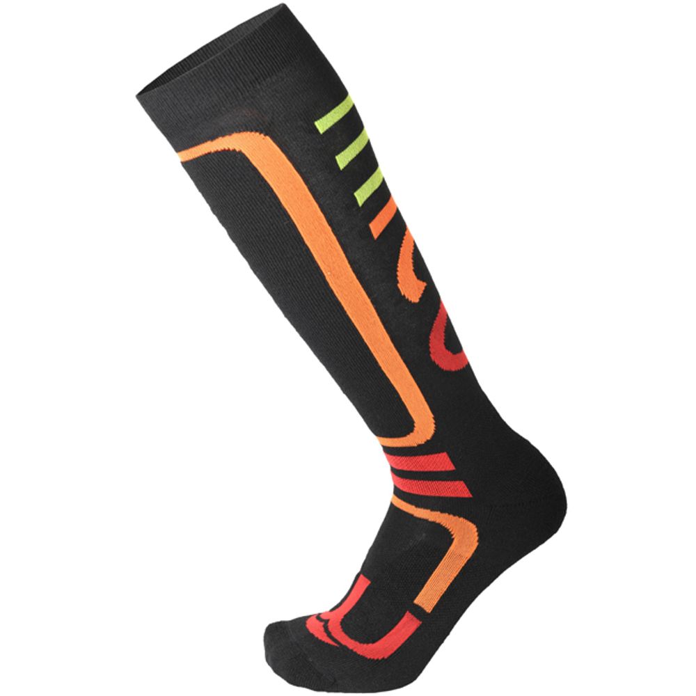 Термоноски MICO Performance  socks in Thermolite  277nero arancfluo