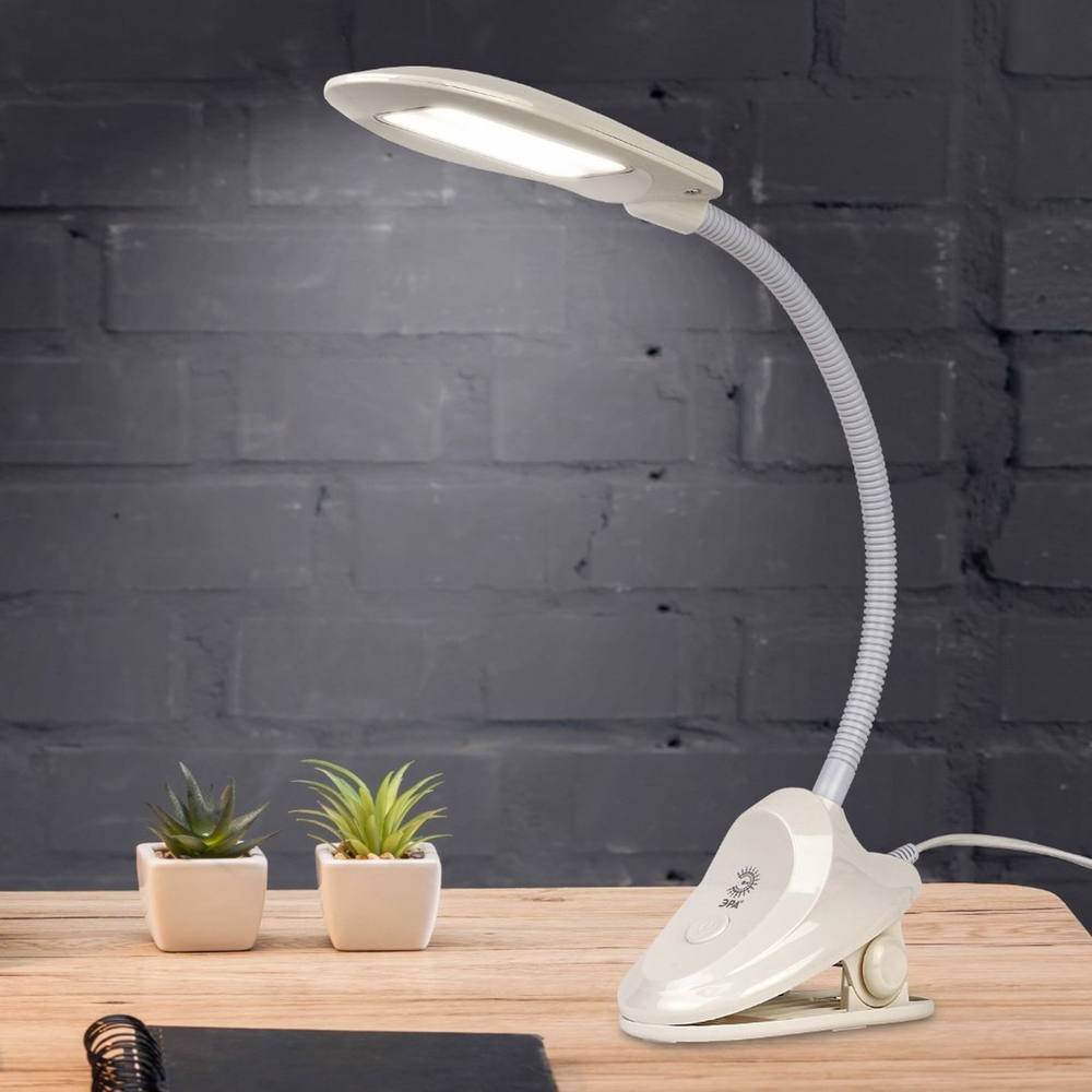 Светильник настольный LED, 8 Вт, белый, Эра, NLED-478-8W-W, 20х160, Б0041084