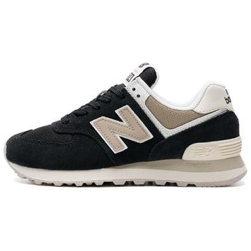 New Balance NB 574 - Общедоступная книга Низшего уровня Черно-коричневой Белой женской
