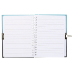 Блокнот детский Basir на замке, формат А6, серия "Астронавты",ассорти, переплет 7БЦ, 18*13 см, 48 листов