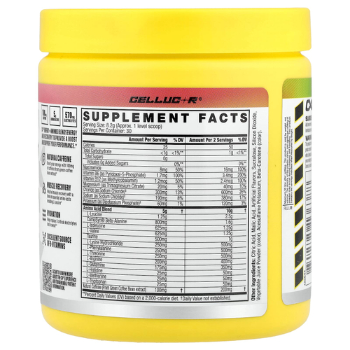 C4 / Cellucor, C4® Energy + Aminos, со вкусом арбуза, 246 г (8,7 унции)