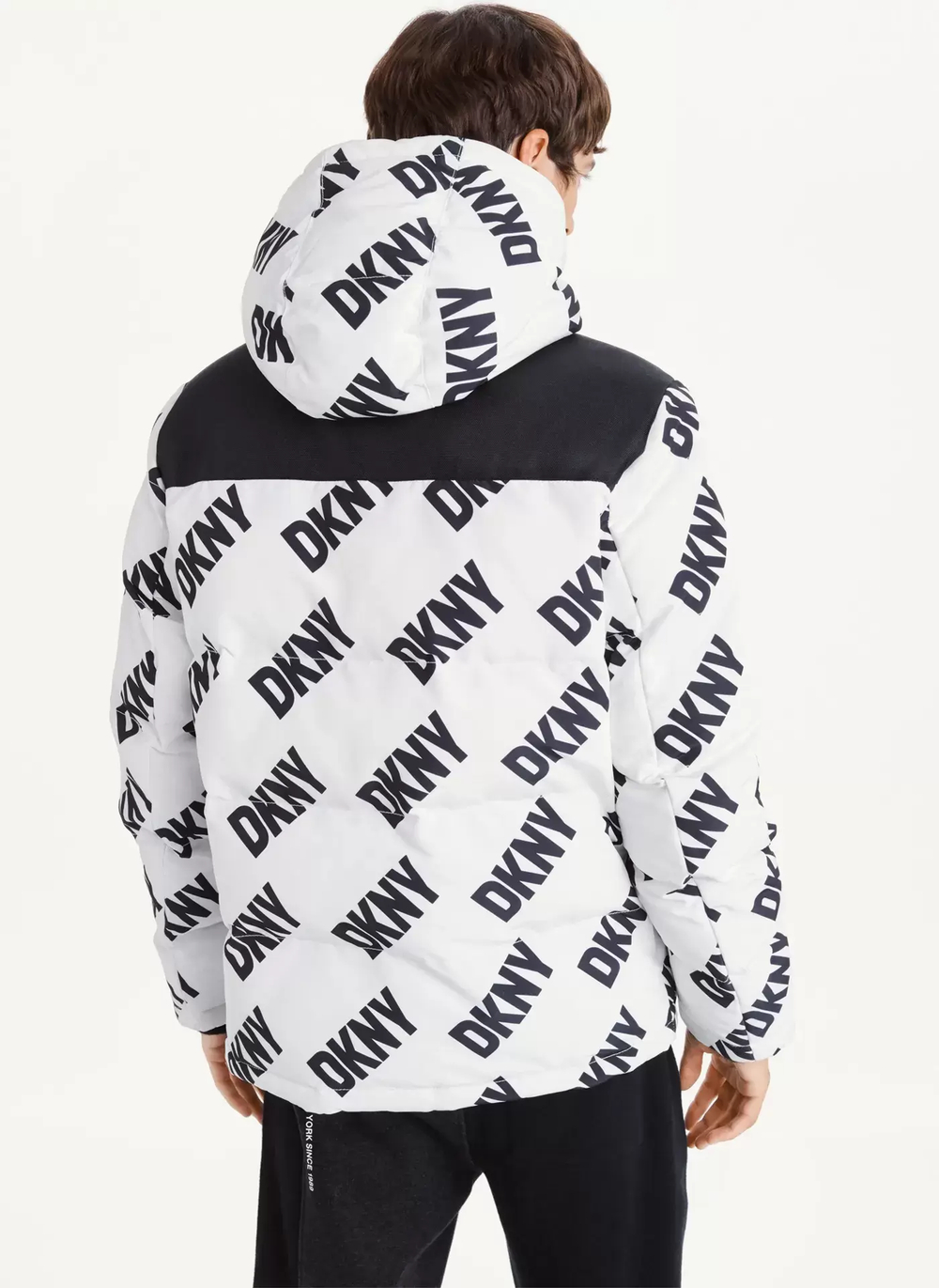 Мужской пуховик DKNY All Over Logo