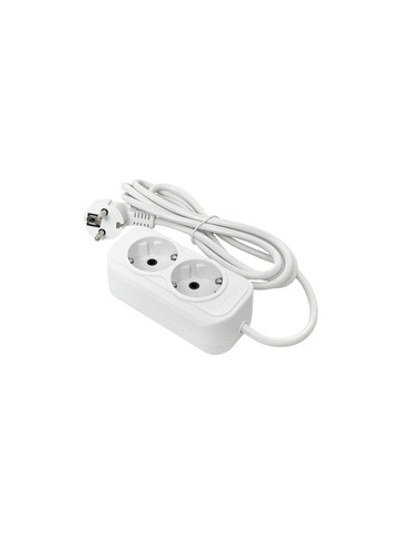 Удлинитель 2х5м с заземл. 16А IP20 Эксперт 3.0кВт ПВС 3х1 EKF UBA16-310-2-05