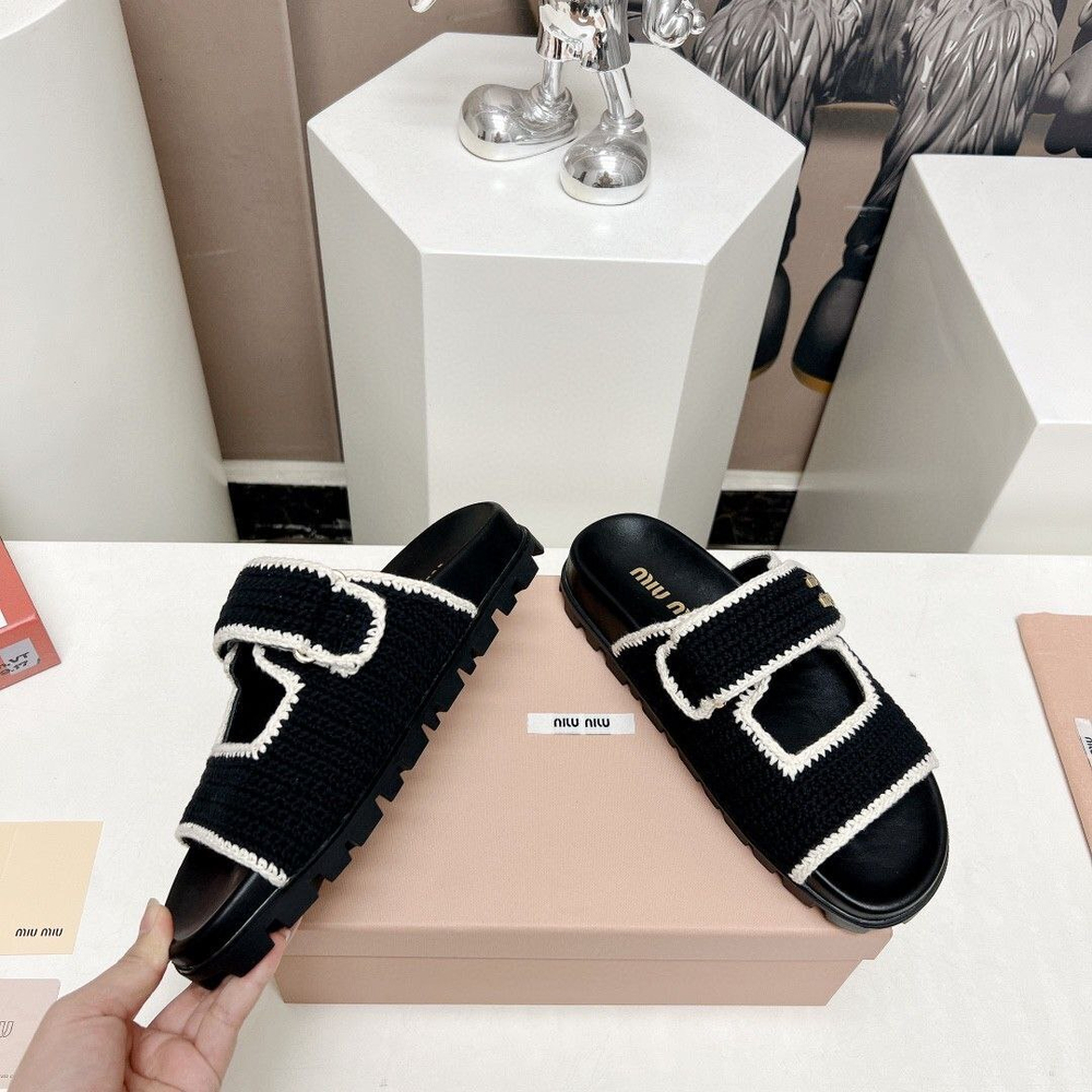 Шлепанцы MIU MIU, арт. 718779