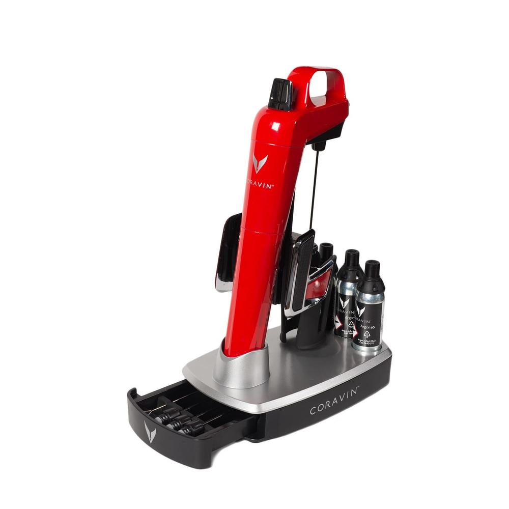 Подставка с ящичком для игл и местами для капсул Coravin