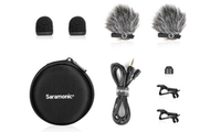 Микрофон петличный Saramonic DK5B влагозащищенный 3,5mm TRS для радиосистем Sony
