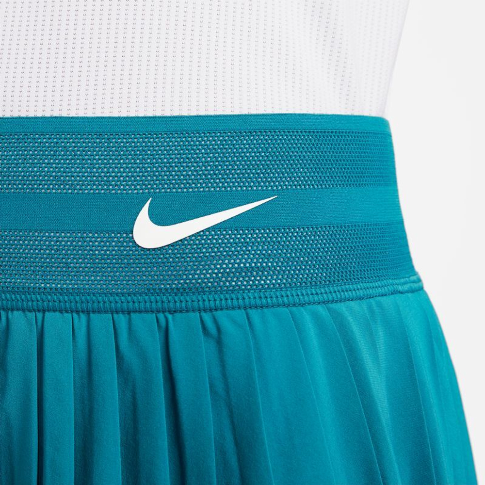 Женская Юбка теннисная Nike Court Dri-Fit Slam Melbourne Skirt - green abyss/white