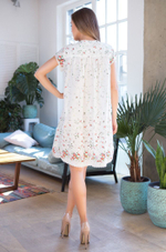 Сорочка из нежного принтованного хлопка Daisy (Размер: XXXL) (Цвет: белый)