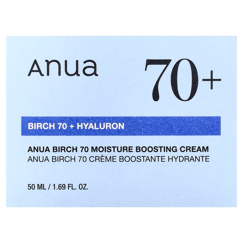 Anua, Увлажняющий крем Birch 70, 50 мл (1,69 жидк. Унции)