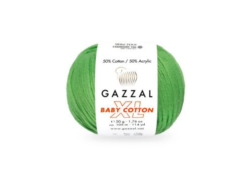 BABY COTTON XL, темно-фисташковый