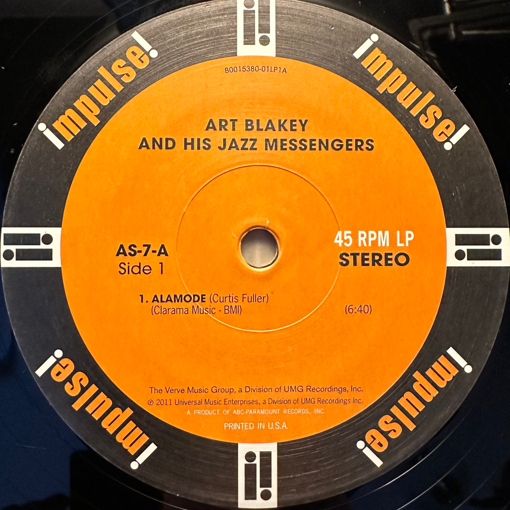 Art Blakey & The Jazz Messengers ‎– Art Blakey! Jazz Messengers (США 2011г.) 2х12", 45 RPM