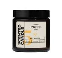 Ароматизированная свеча №5 с нотами имбиря, ванили и вербены 100 мл PRESS PGPRA502