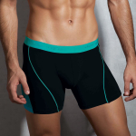 Удлинённые боксеры с ярким поясом и вставками по бокам Doreanse Modal Club (Размер: XL) (Цвет: белый)