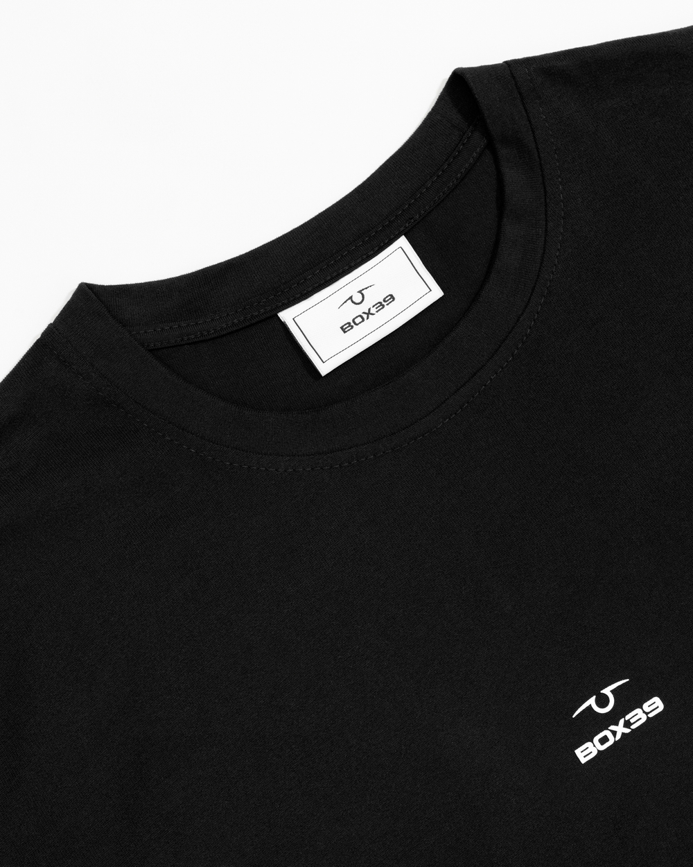 Футболка свободного кроя, черный, размер XXL