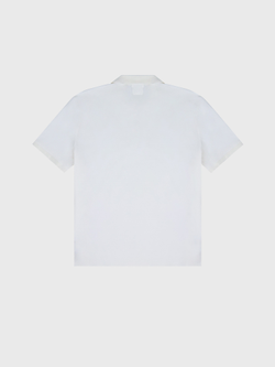 Поло C.P. Company Stretch Piquet Zipped Gauze White