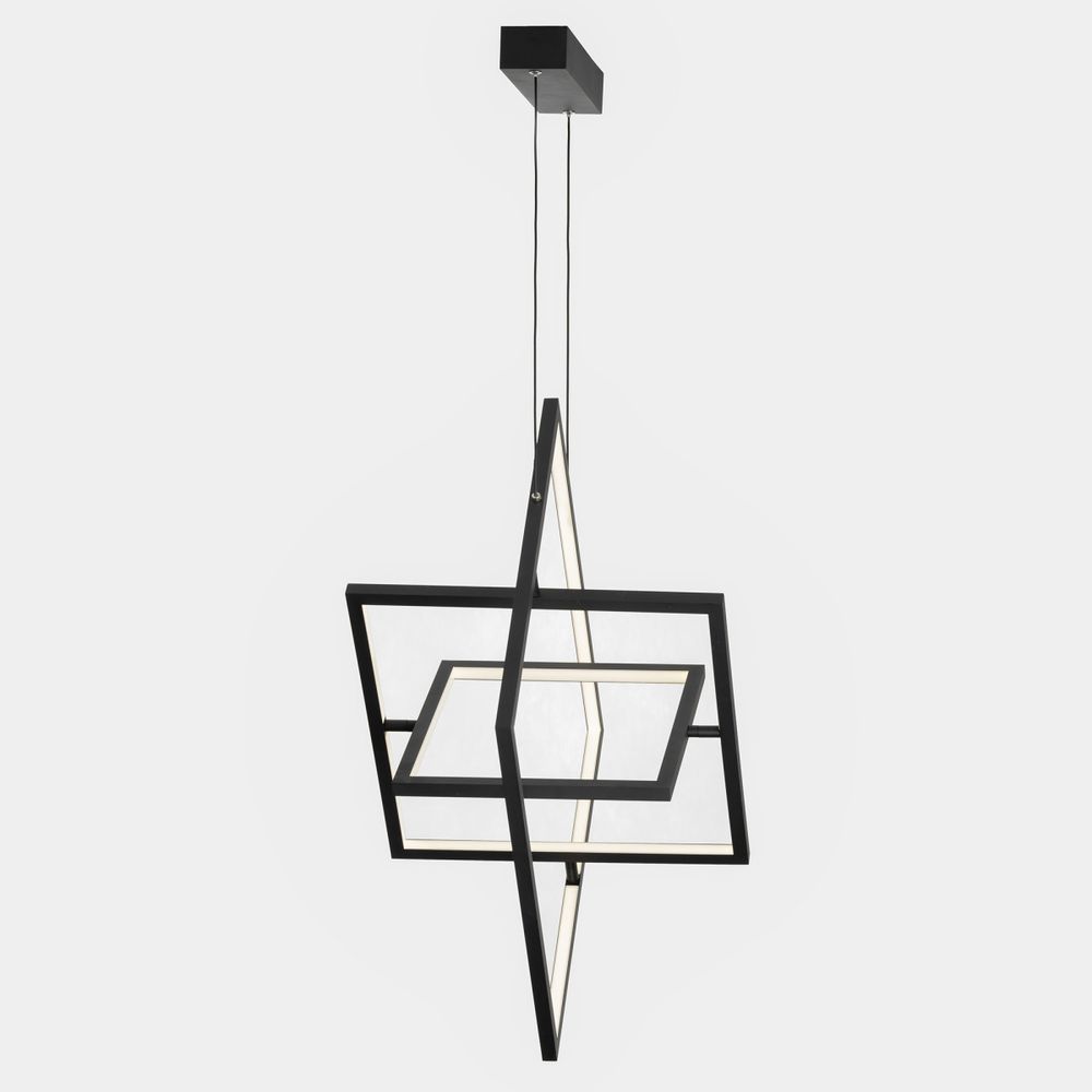 Citilux Cube CL719241 Подвесная светодиодная люстра Чёрная