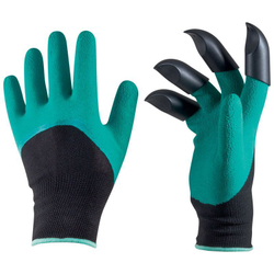 Перчатки садовые с пластиковыми когтями GG-4, размер 9 (L) 003656-SK