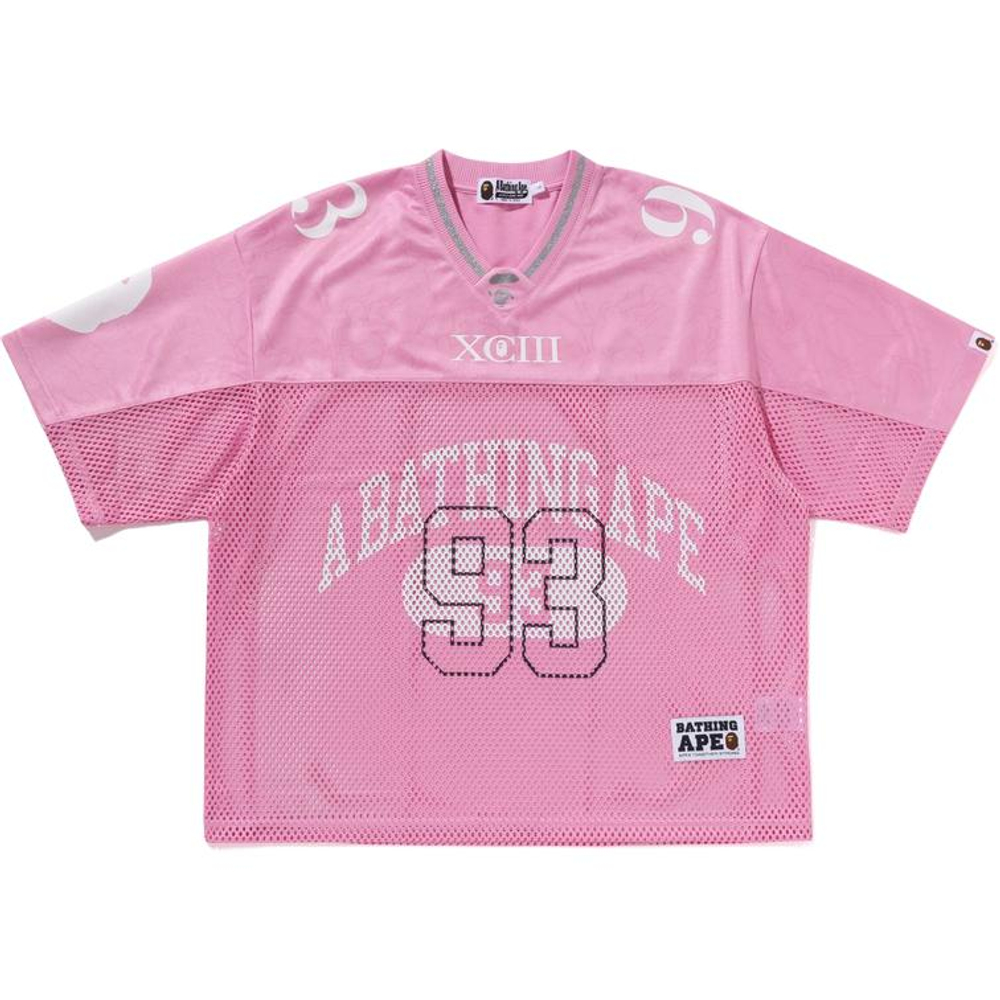A Bathing Ape Line Camo Multi Logo Relaxed Fit Football Jersey