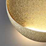 7004/7WL HIGHTECH ODL25 253 Настенный светильник золотой ice crack/акрил IP44 LED 7W Лм 3000K CRI > 90 VELA