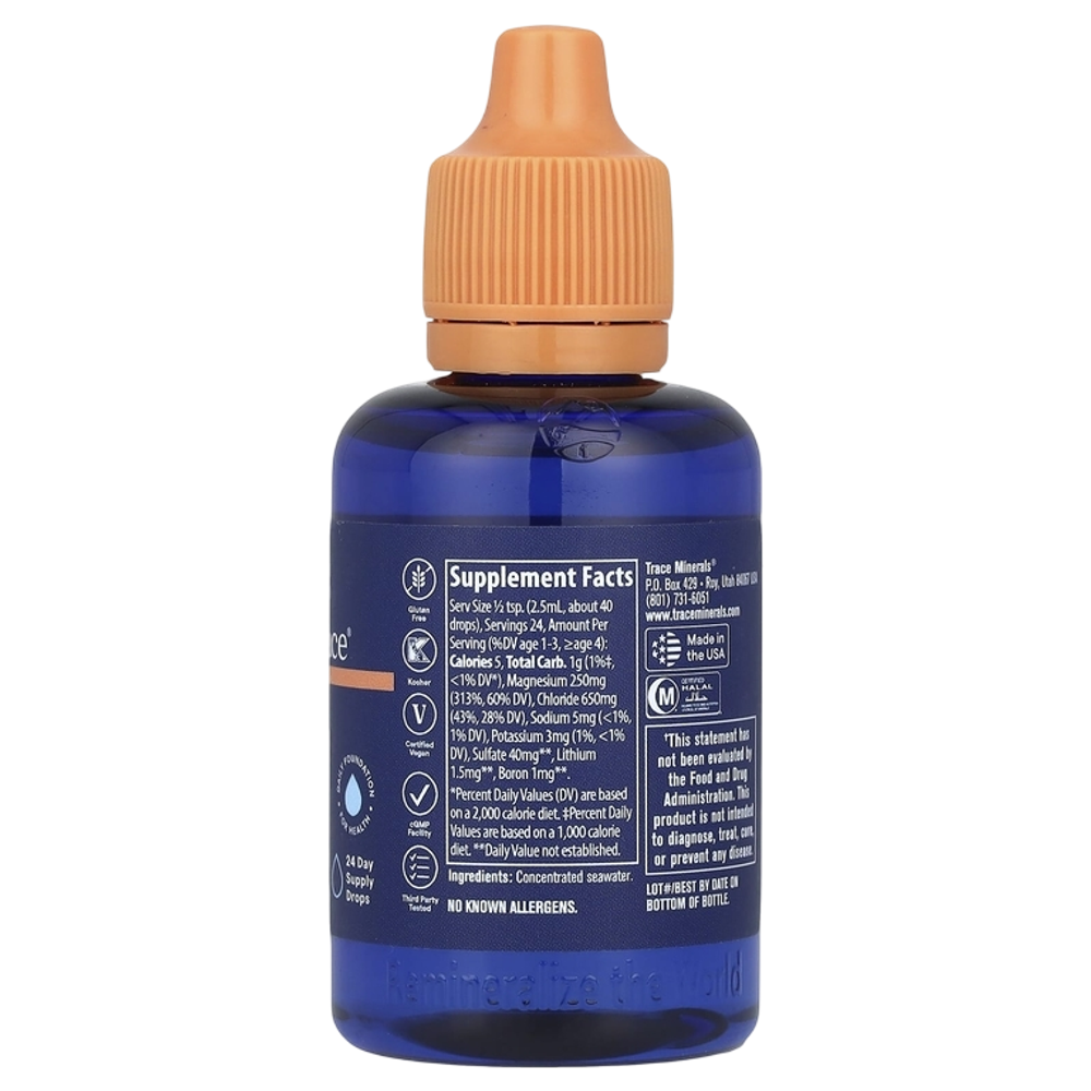 Trace ConcenTrace®, Минеральный комплекс в каплях, 59 мл (2 жидк. унции)