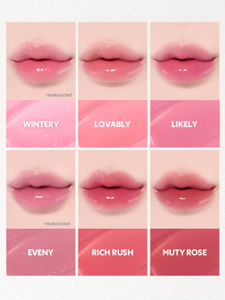 TIRTIR Waterism Glow Tint - Долговременный блеск для губ в маленькой упаковке оттенок 29 Eveny (White Snowy Collection), 1 g