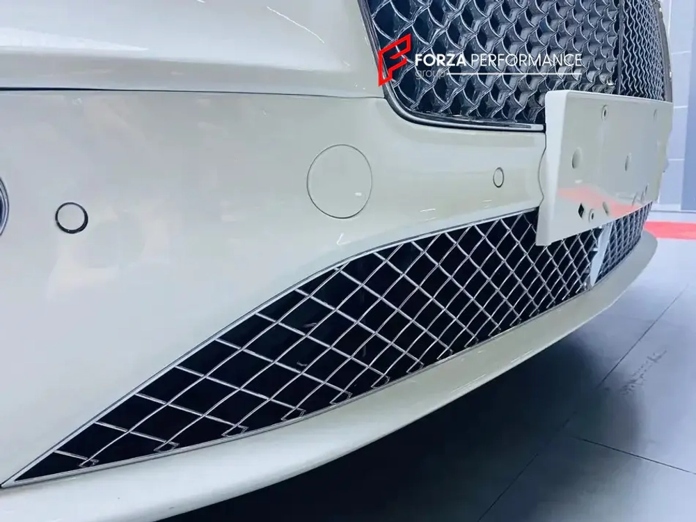 Хромированные решетки переднего бампера для Bentley Continental GT GTC 2019-2022 Бентли Континенталь