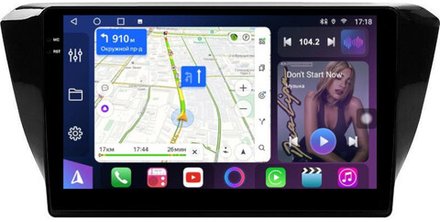 Магнитола для Skoda Superb B8 2015+ (без штатного усилителя) - FarCar 3002M монитор 10.36" QLED на Android 14, TS18, CarPlay, 4G SIM-слот