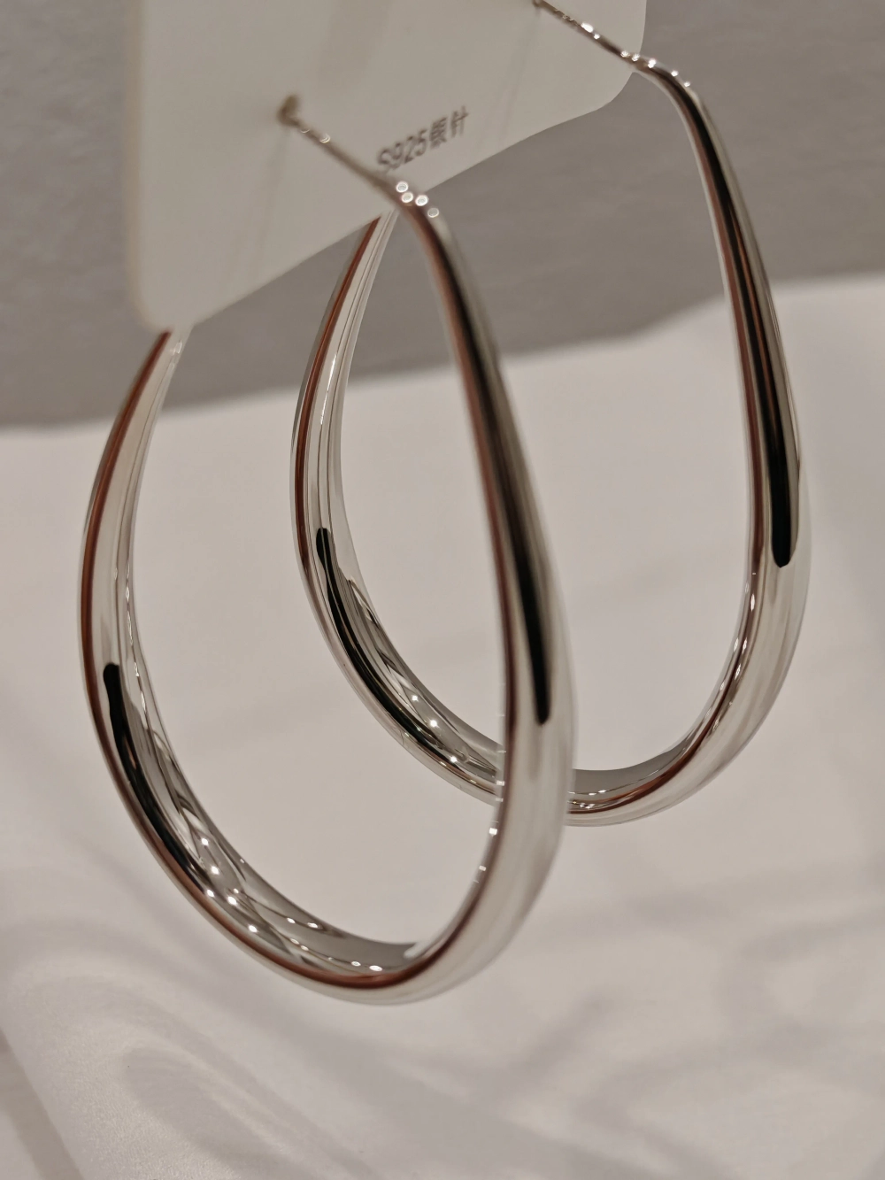 Серьги Oubi Yabi «Овалы» Silver